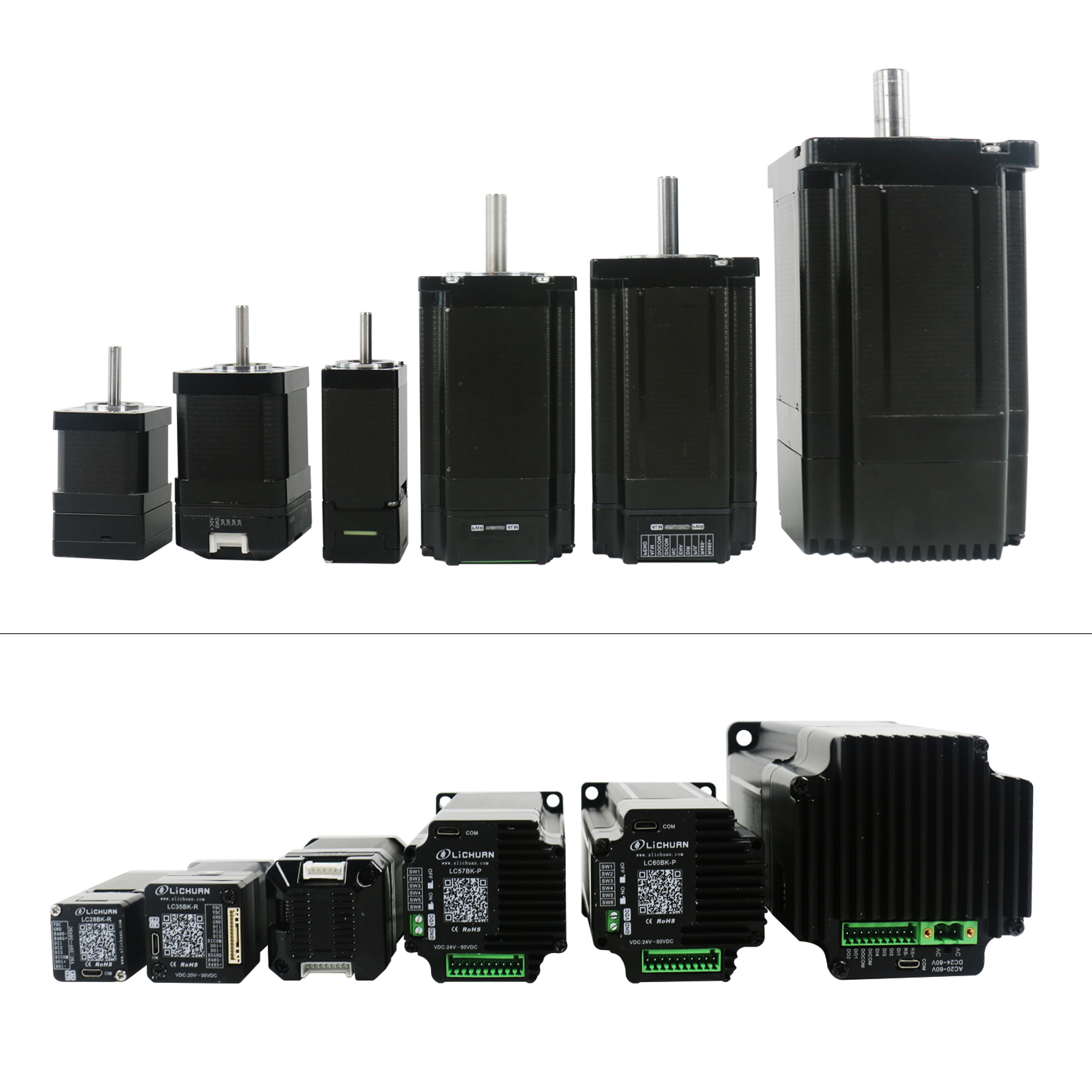 Nieuwe lancering: Lichuan Backpack Type Open Loop gesloten lus geïntegreerde steppermotor door Shenzhen Xinlichuan Electric Co., Ltd.