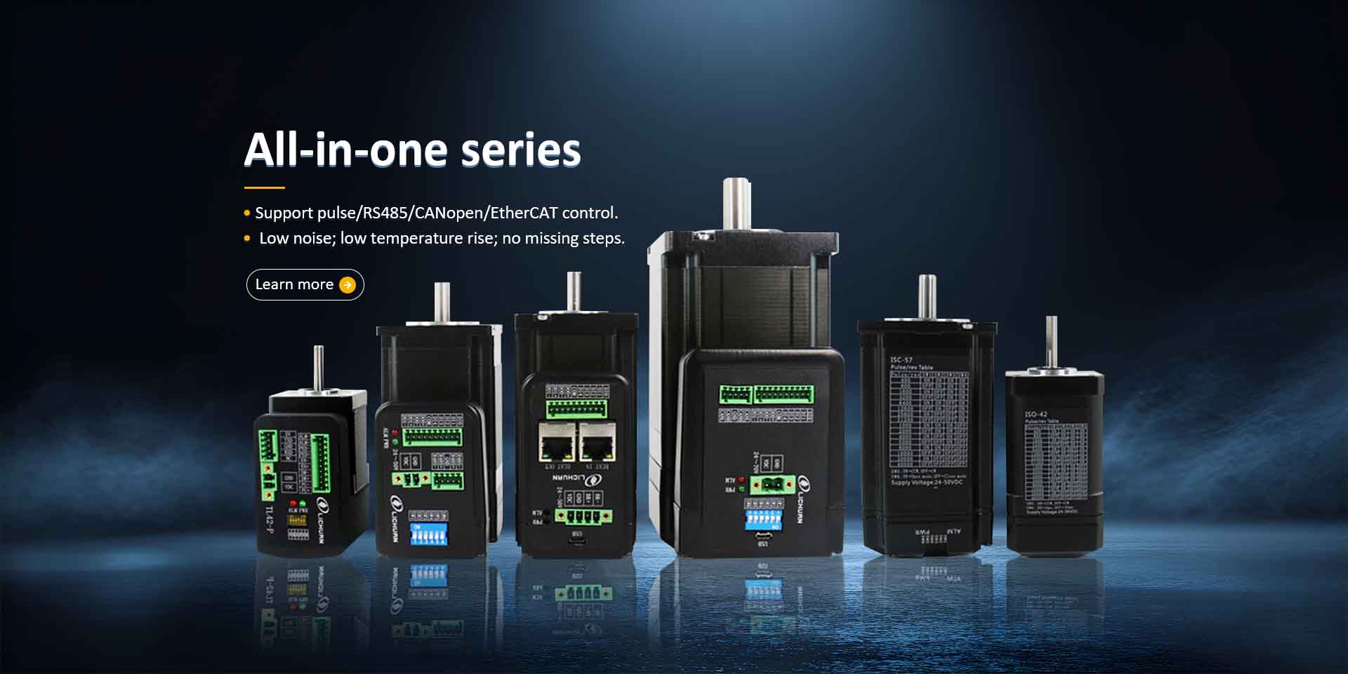 China Gesloten lus Geïntegreerde stappenmotor met open lus Leveranciers