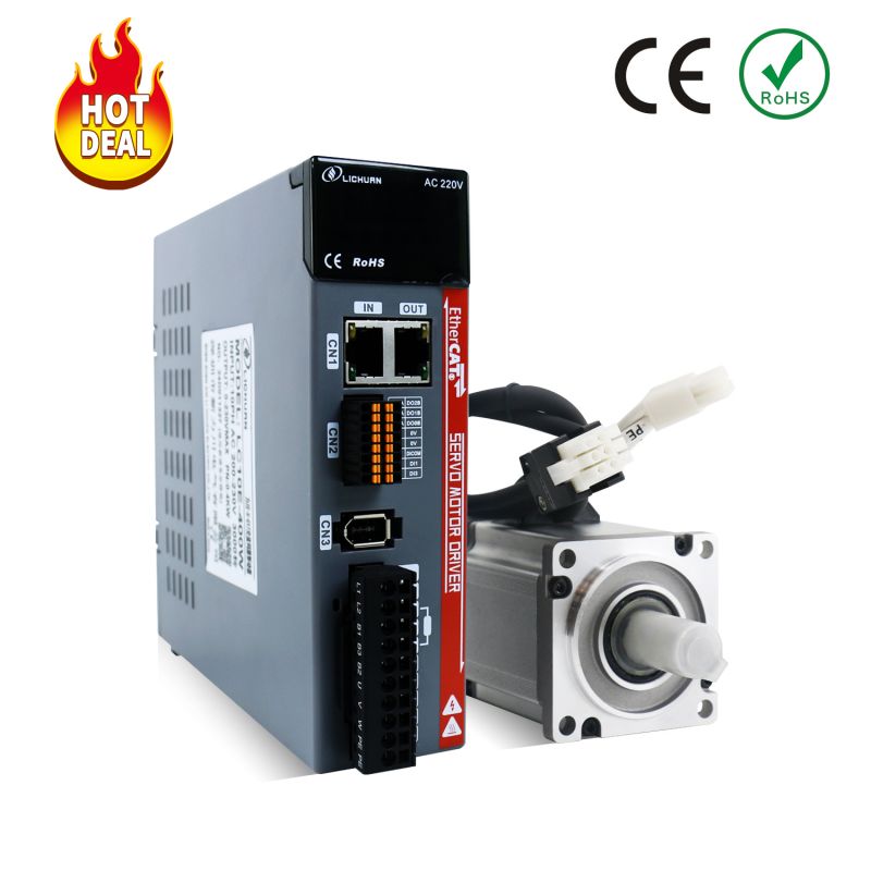 Ethercat AC-servomotor 400 W 3000 tpm 1,27 nm A-set